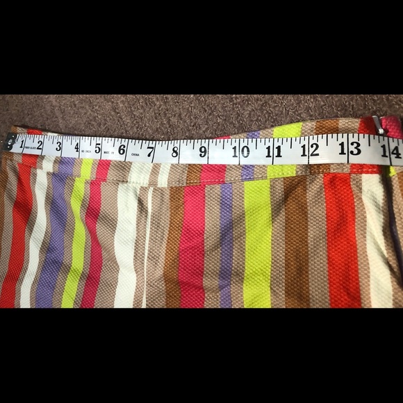 Judith March Multi-Color Striped Shorts Size Small - Picture 6 of 6